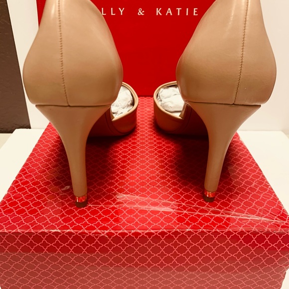Womens Kelly & Katie Driella Natural Heels Size 10 - Picture 4 of 8